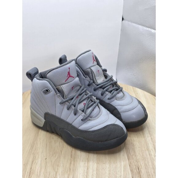 NIKE AIR JORDAN 12 RETRO GP (510816-029) WOLF GRAY /PASSION PINK/GRAY SIZE 11C - Picture 6 of 9